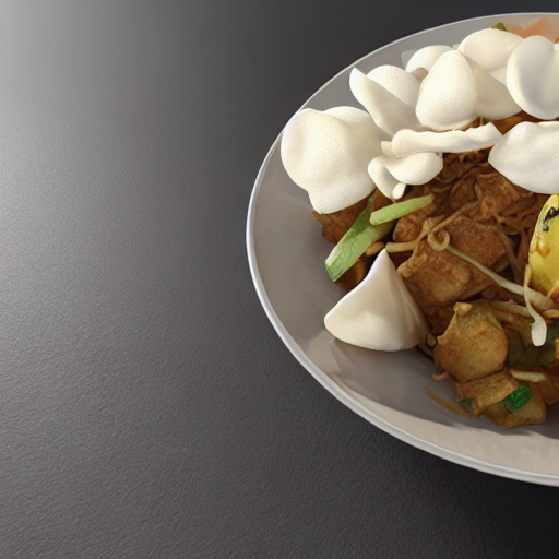 3d render of lotek pandega food, vray, ray tracing, hyperrealistic,octane render 2.png