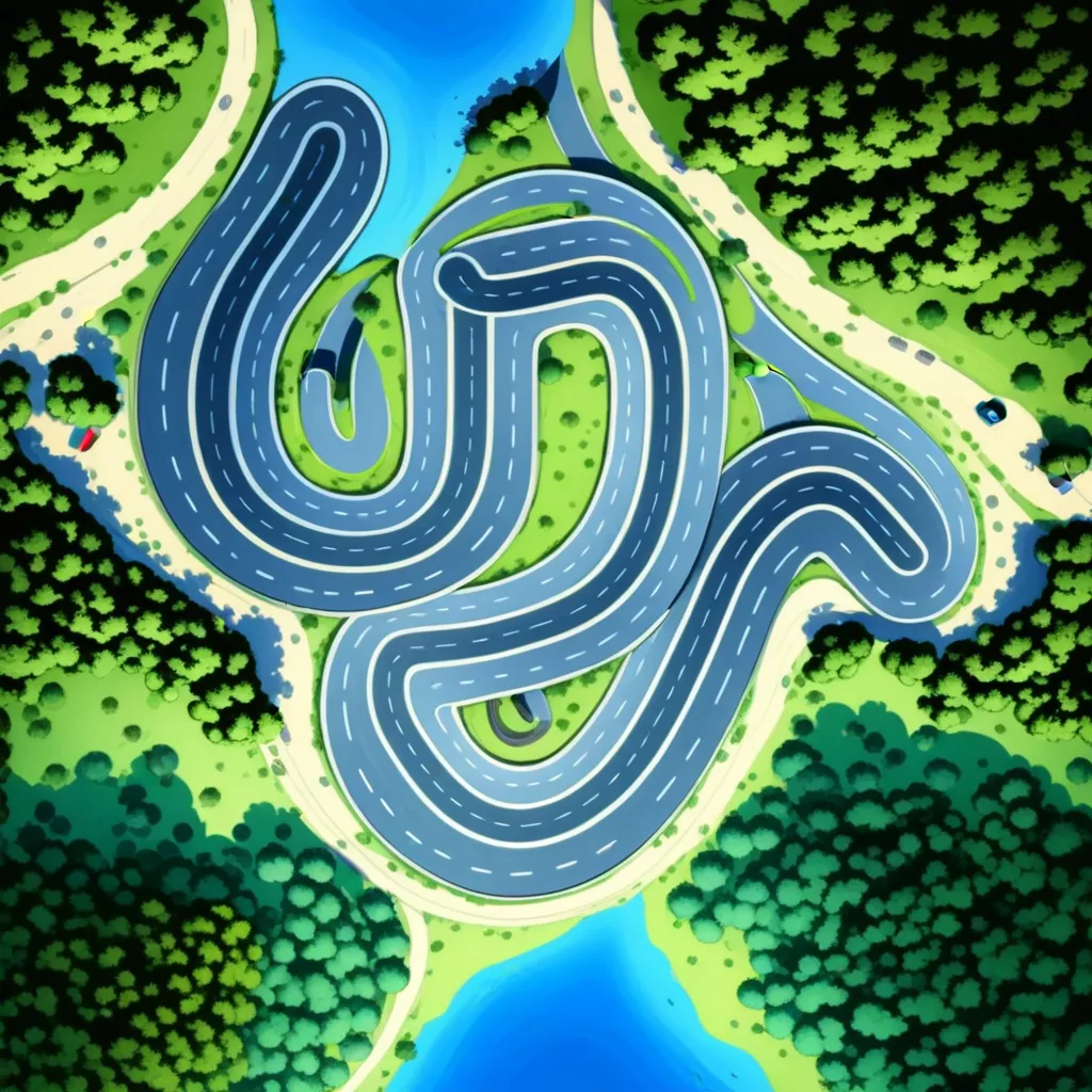 Flash scribble SDXL - random squiggles as roads.webp